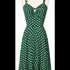 Trashy Diva L’Amour Dress in Irish Polka Dots